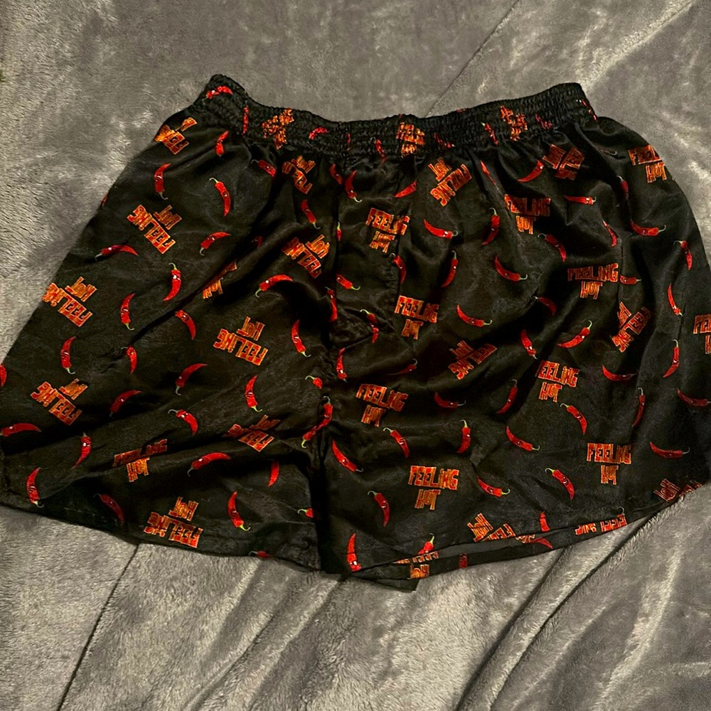 Chili Peppers Satin Boxers